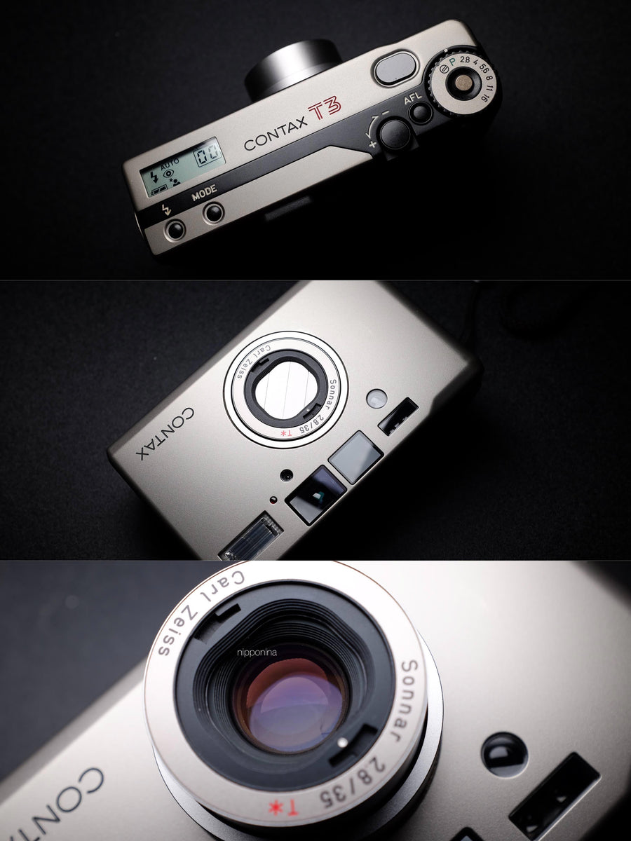 Contax T3 Titanium Silver - Double Teeth Late SN with Dateback