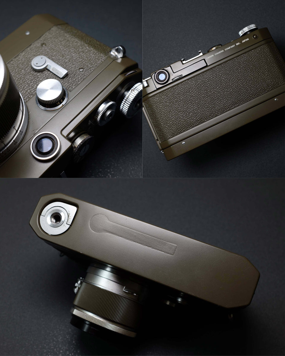 フィルムカメラ Canon VT Deluxe / CANON LENS 50mm F1.8 Canon VT Deluxe + Canon LTM 50mm F 1.8 (Olive Green from