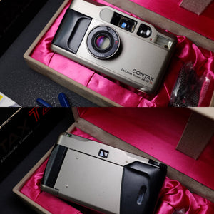 Contax T2 Titanium Silver Set Box SN: 021021