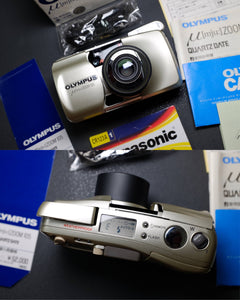 Olympus μ [mju:] Zoom 105 QD Silver [NOS] SN. 1689321