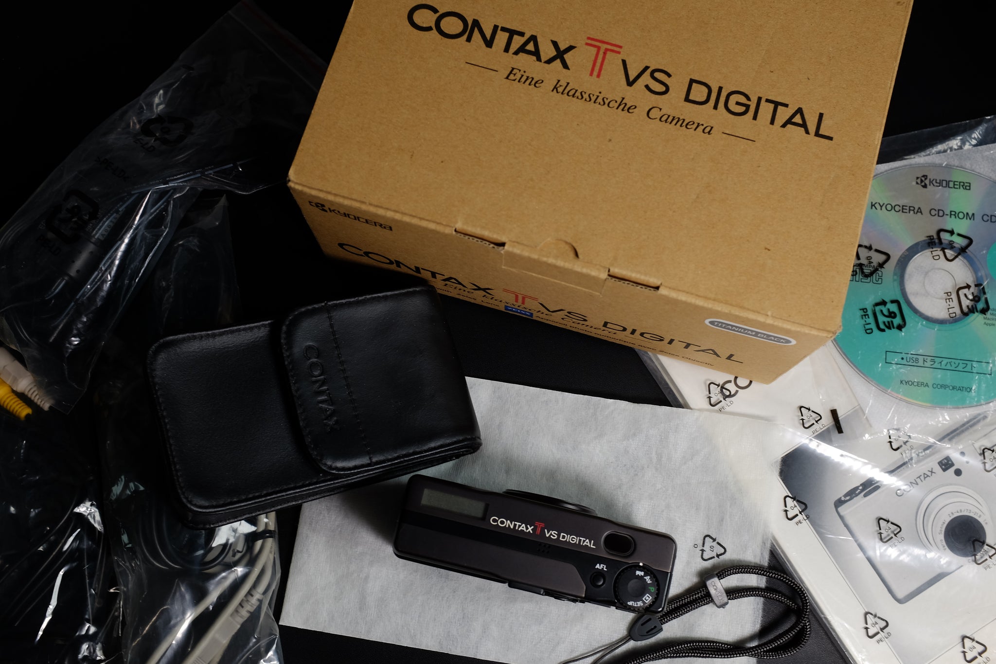 Contax TVS Digital Titanium Black – Nipponina Camera