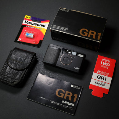 Ricoh GR1 Black Fullset Box SN: JW 104848