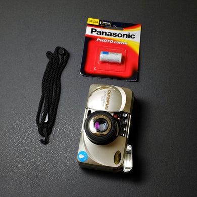 Olympus μ [mju:] Zoom 140 Deluxe Silver JDM SN: 4181765