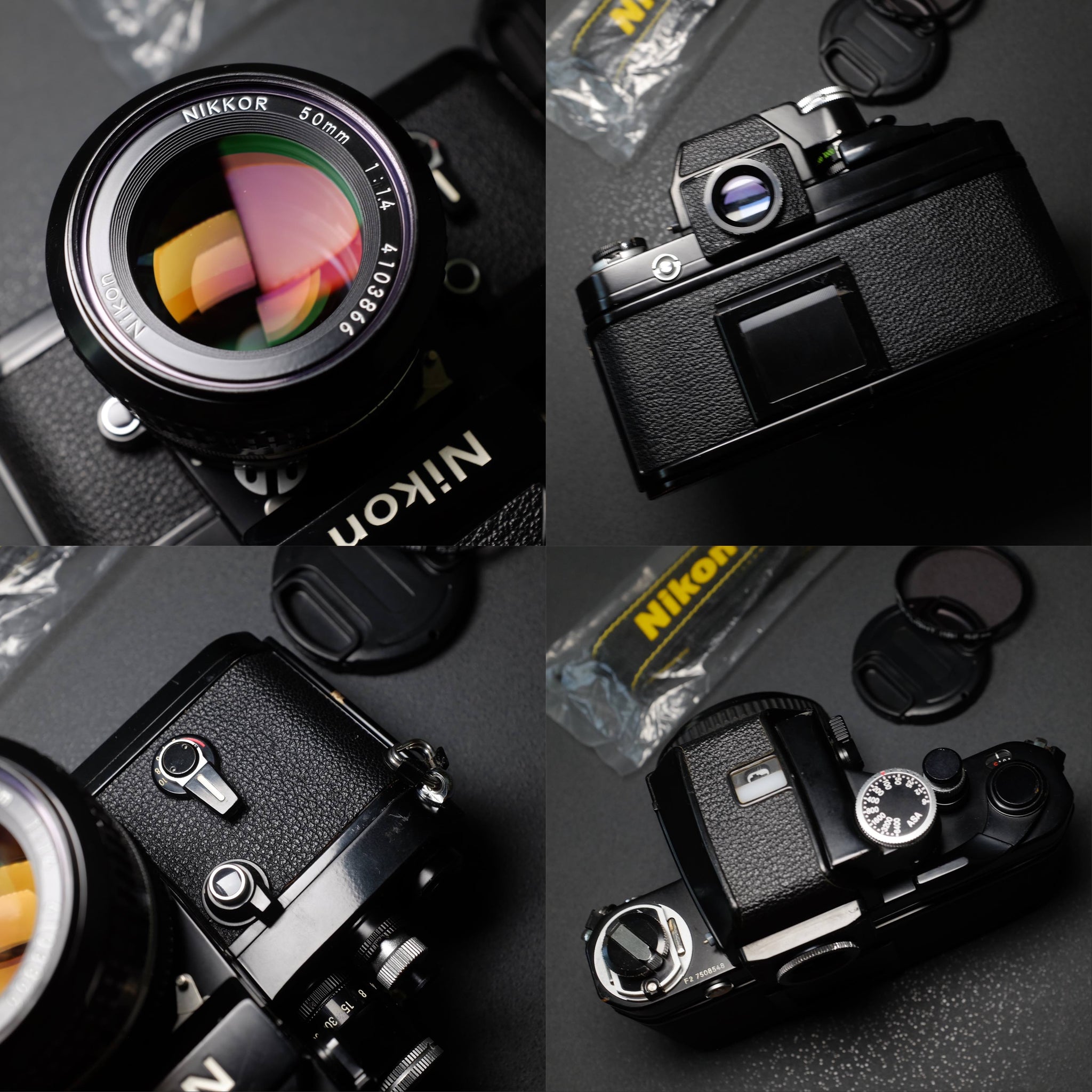 Nikon F2 Black + Nikkor 50mm F 1.4 ai Lens – Nipponina Camera