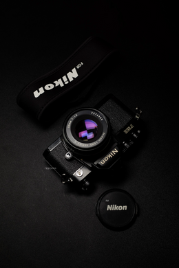 Nikon FM2 Black Paint + 50mm F 1.8 E Series Lens