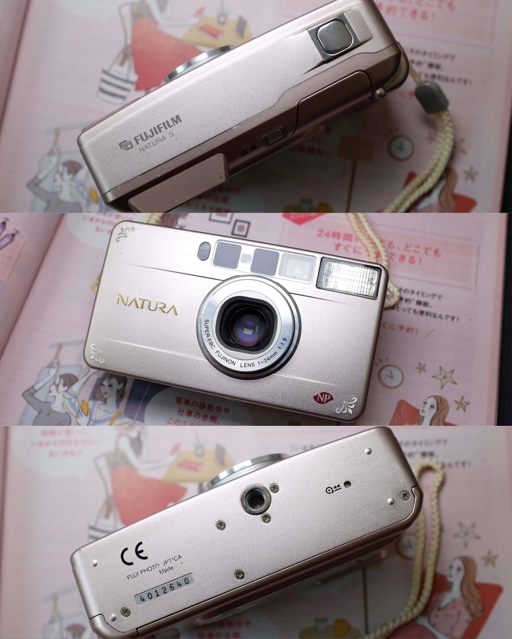 Fujifilm Natura S Rose Gold F 1.9 – Nipponina Camera