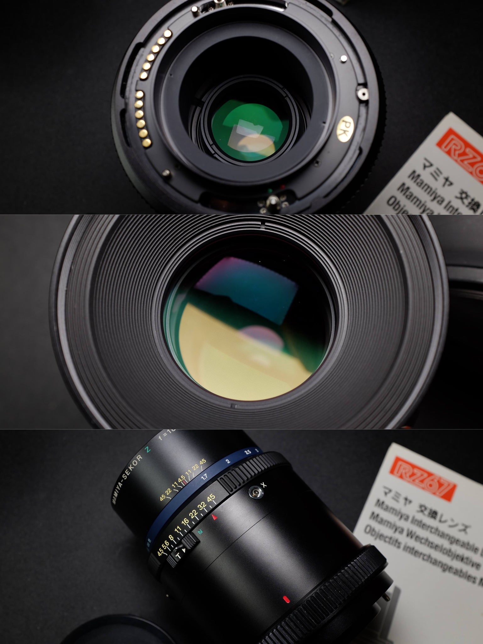 Lens Set - 3 PC] Mamiya RZ 67 Pro II - Sekor Z (50mm, 65mm, 180mm 