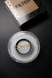 Contax TVS Metal Lens Hood and Filter Set [NOS]