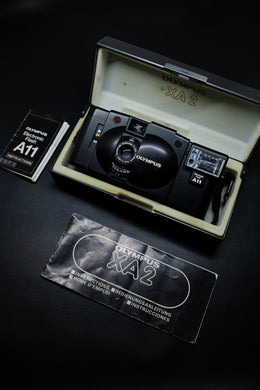 Olympus XA 2 + A11 Flash Complete with Box
