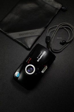 Olympus Mju ii - Black Paint