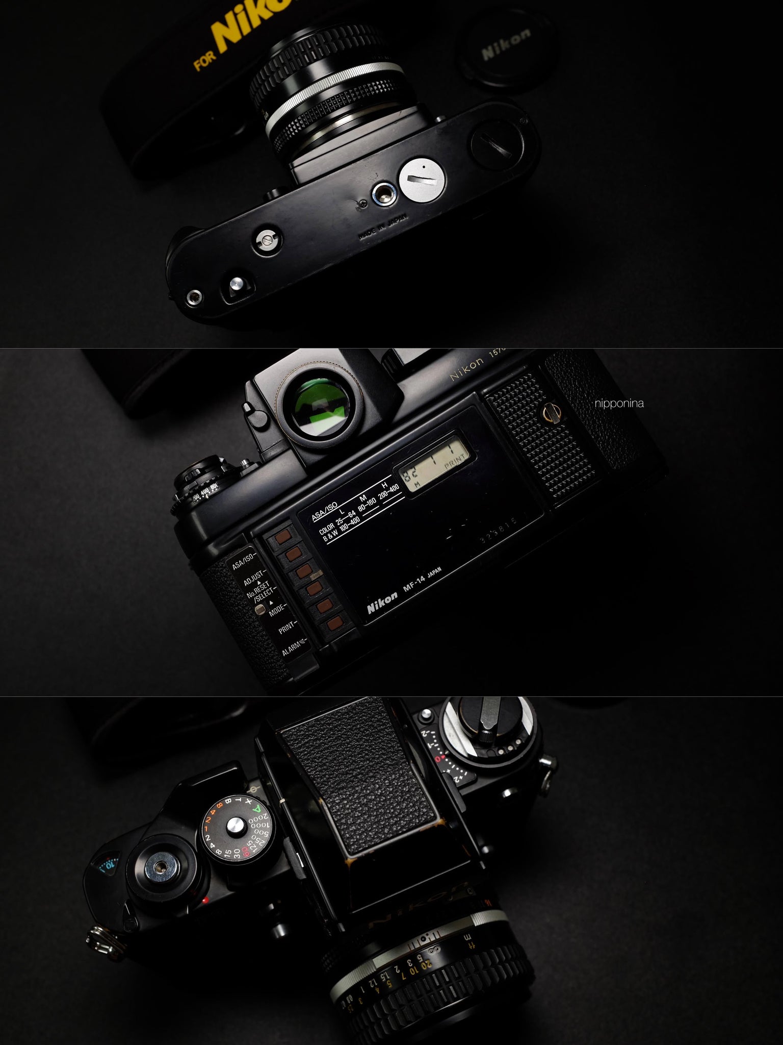 Nikon F3HP + MF 14 Dateback + Nikkor 50/1.4 AIS – Nipponina Camera