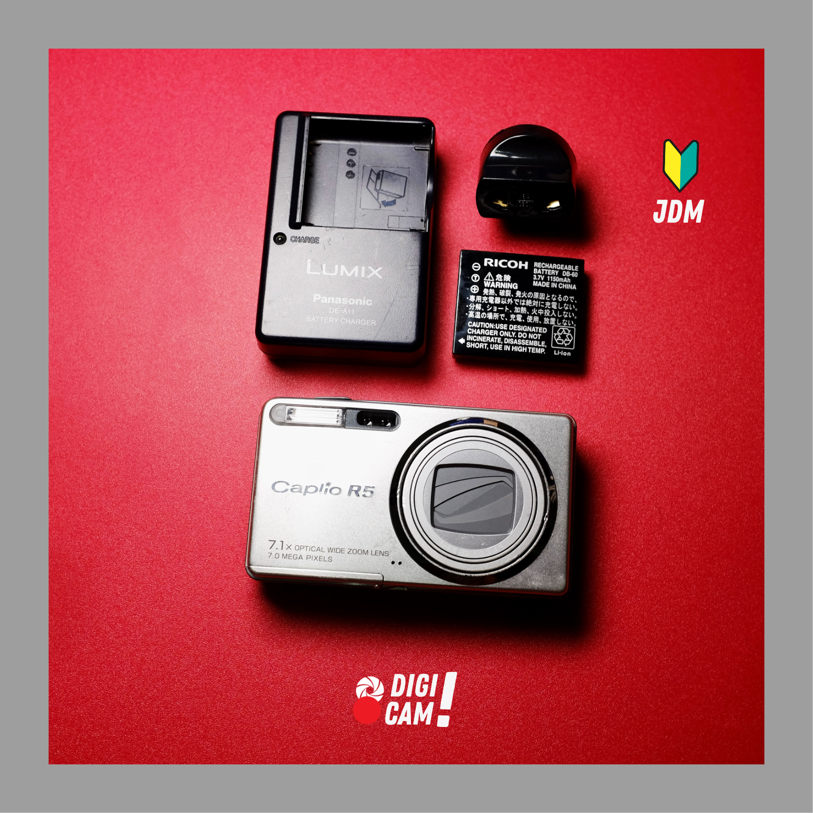 Digicam - Ricoh Caplio R5 Silver JDM – Nipponina Camera